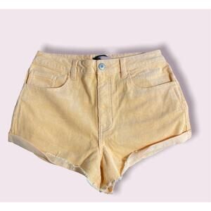 Cuffed Corduroy Shorts